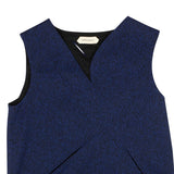 Black And Blue Tasebar Sweater Vest