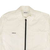 White Zip Pocket Shirt Jacket