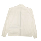 White Zip Pocket Shirt Jacket
