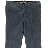 Blue Slim Fit Sretch Corduroy Pants