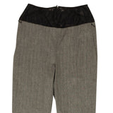 Grey Pinstripe Pants