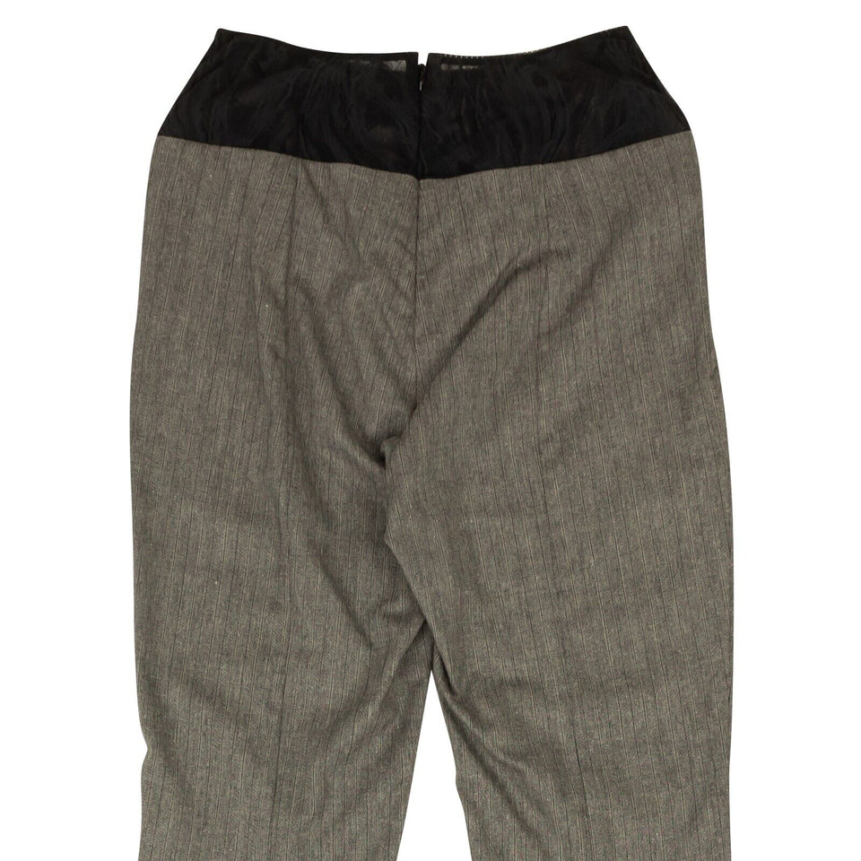 Grey Pinstripe Pants