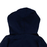 Navy Blue Chest Logo Hoodie