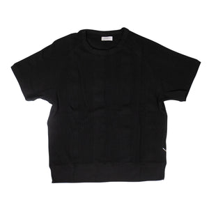 Black Kyrie Waffle Stripe Short Sleeve T-Shirt