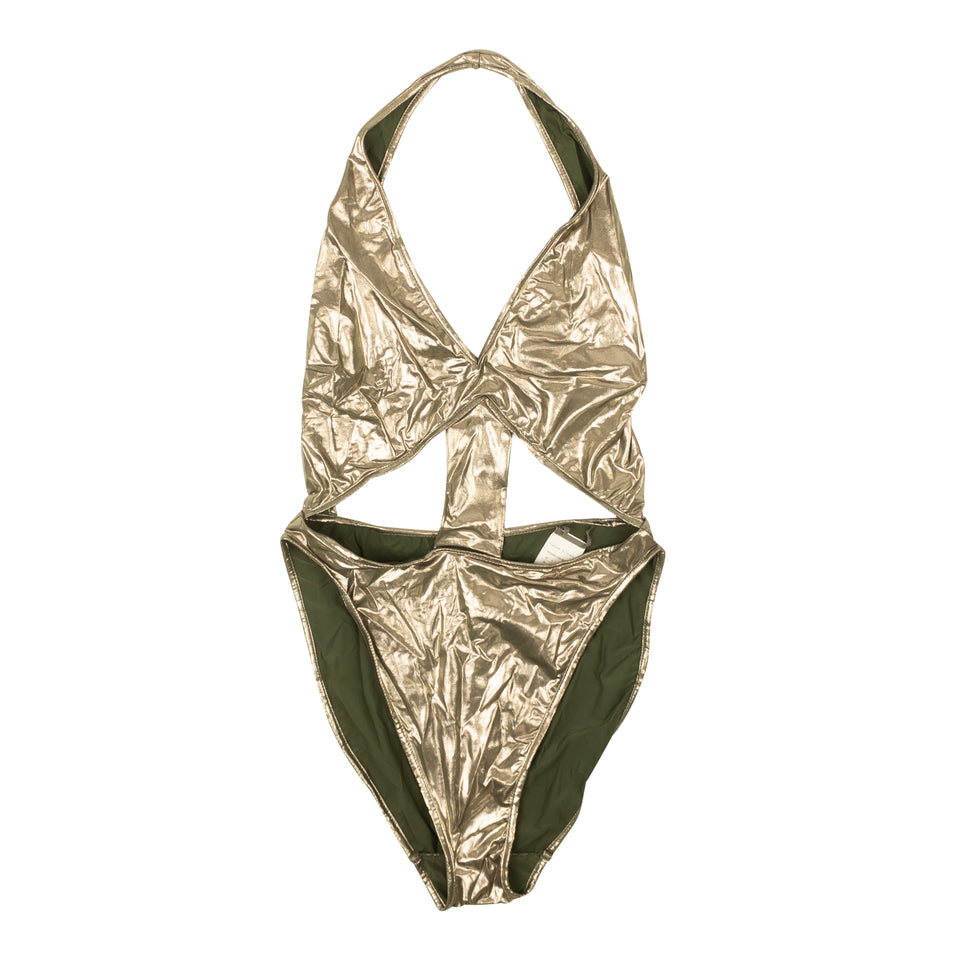 Bronze Ixta Open Back Bodysuit