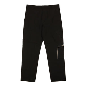 Black Tailored MA1 Pocket Trousers