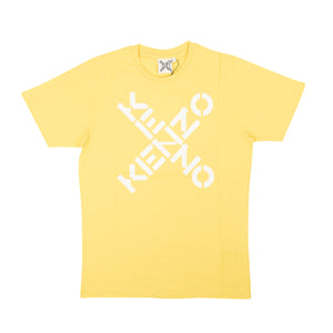 Yellow Big X Short Sleeve T-Shirt