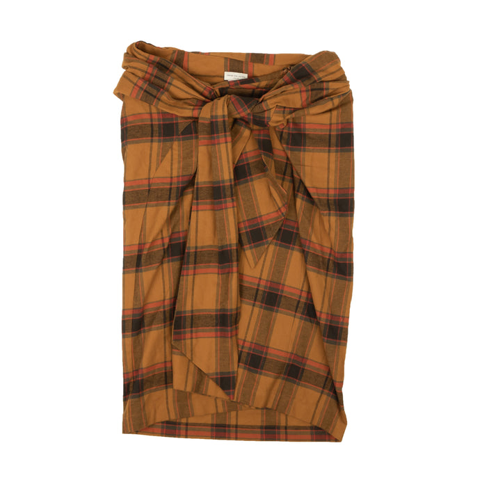 Turmeric Orange Senma Wrap Skirt