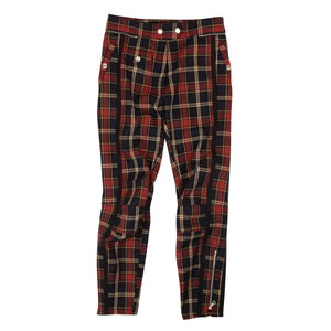 Red And Navy Pelgraves Plaid Pants
