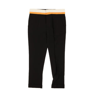 Black Waistband Detail Cosmos Trousers