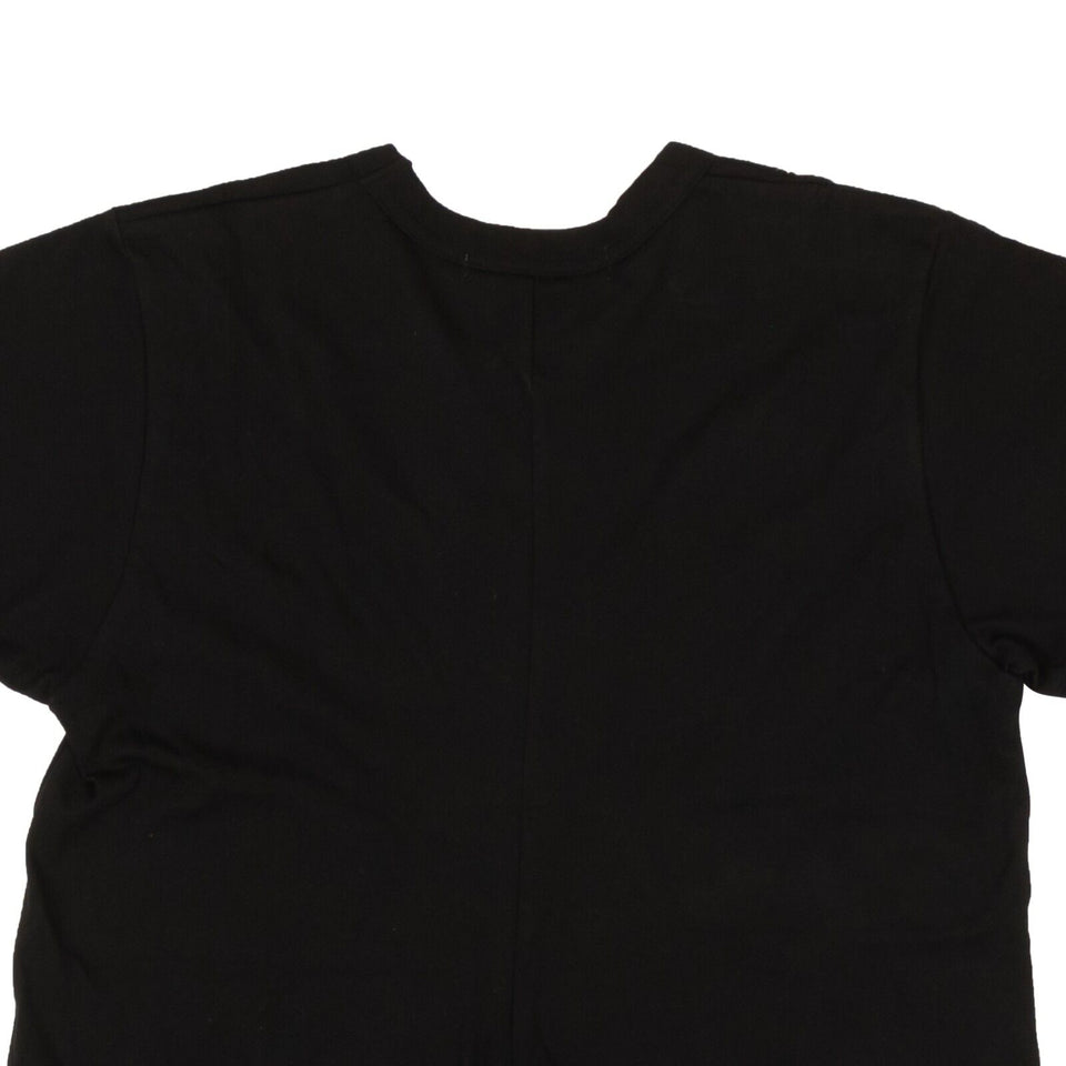 Black Back Cut Short Sleeve T-Shirt