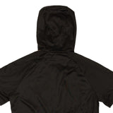 Black Polyamide Motif Sleeve Bomber Jacket