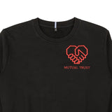 Black Mutual Trust Crewneck Sweatshirt