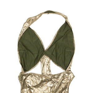 Bronze Ixta Open Back Bodysuit