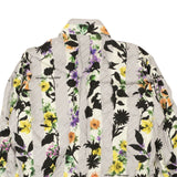 Off-White C/O Virgil Abloh Floral Wool Crew Sweater - White