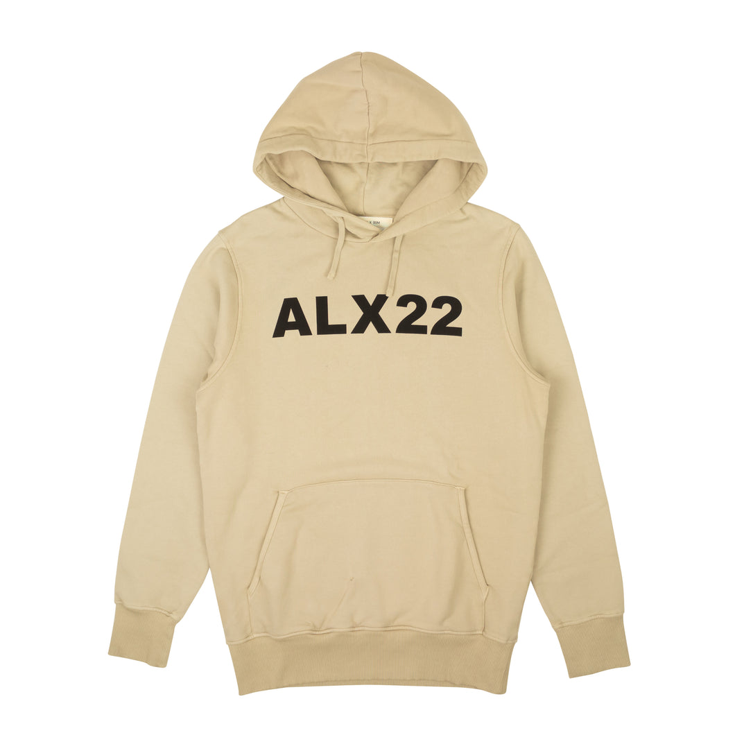Beige ALX22 Logo Pullover Hoodie