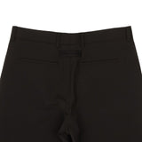 Black Polyester ""A"" Tailoring Shorts
