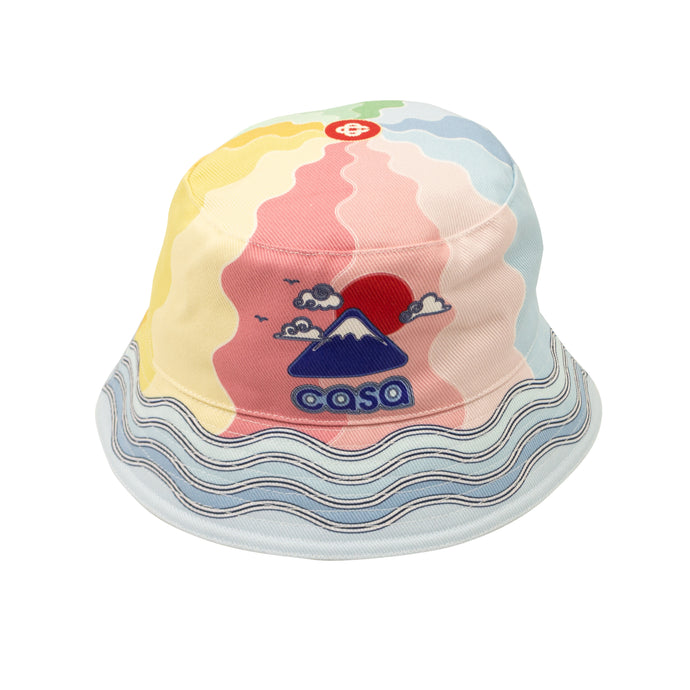 Multicolor Soleil Levant Printed Bucket Hat