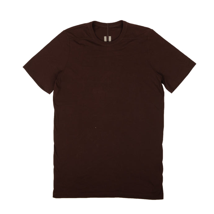 Burgundy Cotton Level Short Sleeve T-Shirt