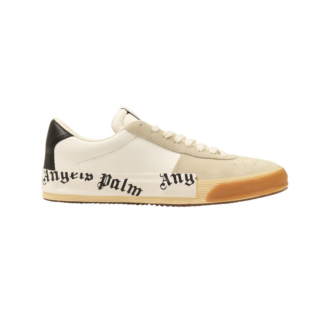 White And Beige New Vulcanized Sneakers