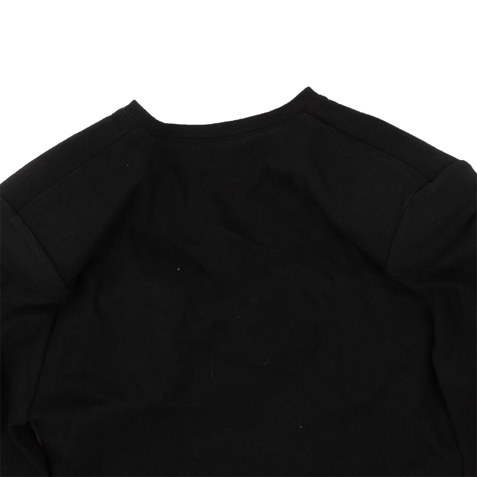 Black Padded Bra Drape T-Shirt