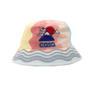 Multicolor Soleil Levant Printed Bucket Hat