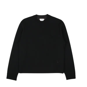 Black Pull Double Face Merino Sweater