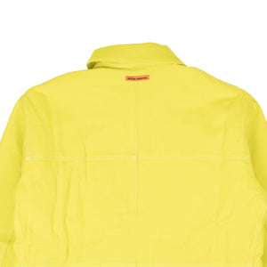 Yellow Canavs Worker Logo Jacket