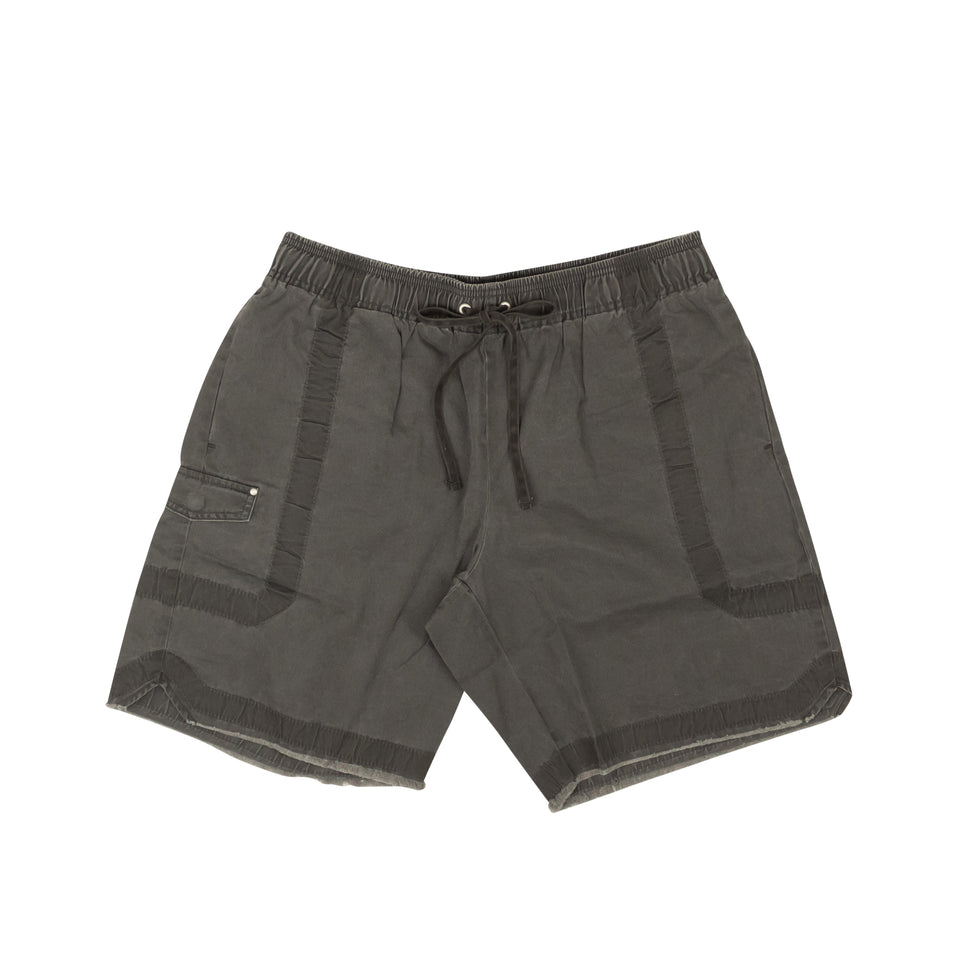 Black Cotton Poplin Frame II Shorts