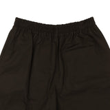 Fondant Brown Cotton Poplin Bermuda Shorts
