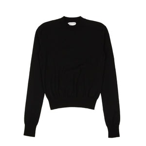 Black Cashmere Pullover Crewneck Sweater
