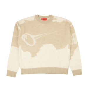 Beige Are You Ready Crewneck Sweater
