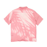Pink Shadow Print Button Down Shirt