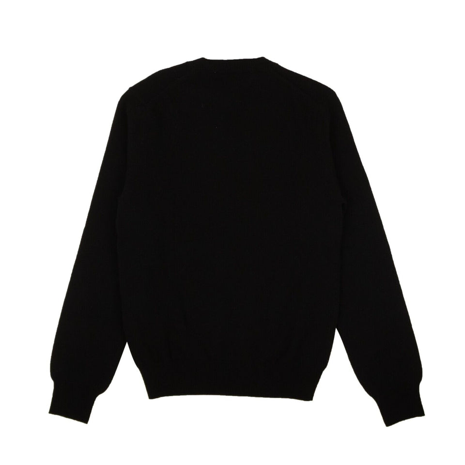 PLAY Black Heart V-Neck Sweater