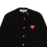 PLAY Black Heart Cardigan Sweater