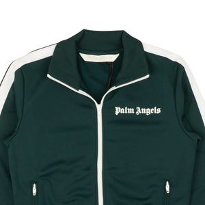 Green Classic Side Stripe Logo Track Jacket