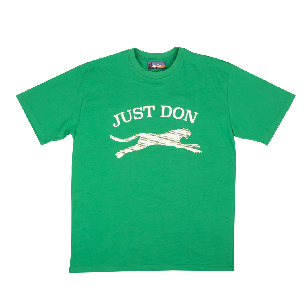 Green Cotton Graphic Short Sleeve T-Shirt