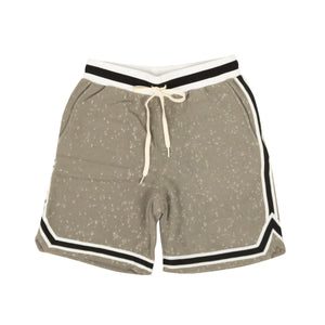 Moss Grey Speckle Knit Wool Game Shorts