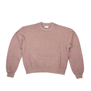 Bordeaux Cotton Interval Crewneck Sweater