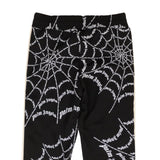 Black Spider Web Classic Track Pants