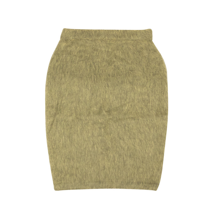 Sand Tan Acrylic Marsh Midi Skirt