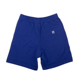 Ocean Blue Cotton Logo Bermuda Sweat Shorts