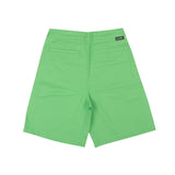 Green Cotton Lee Baggy High Rise Shorts