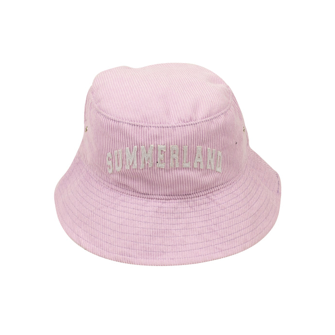 Lavender Corduroy Summerland Bucket Hat