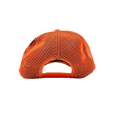 Orange Skull Logo Trucker Hat