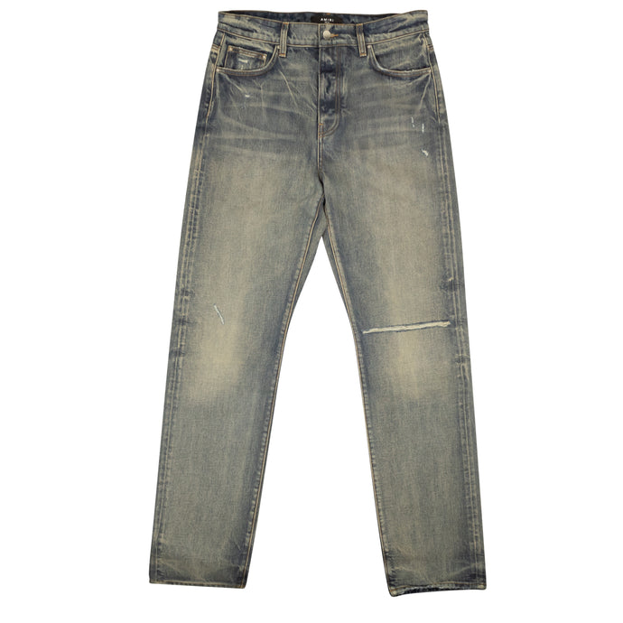 Clay Indigo Blue Cotton Straight Fit Jeans