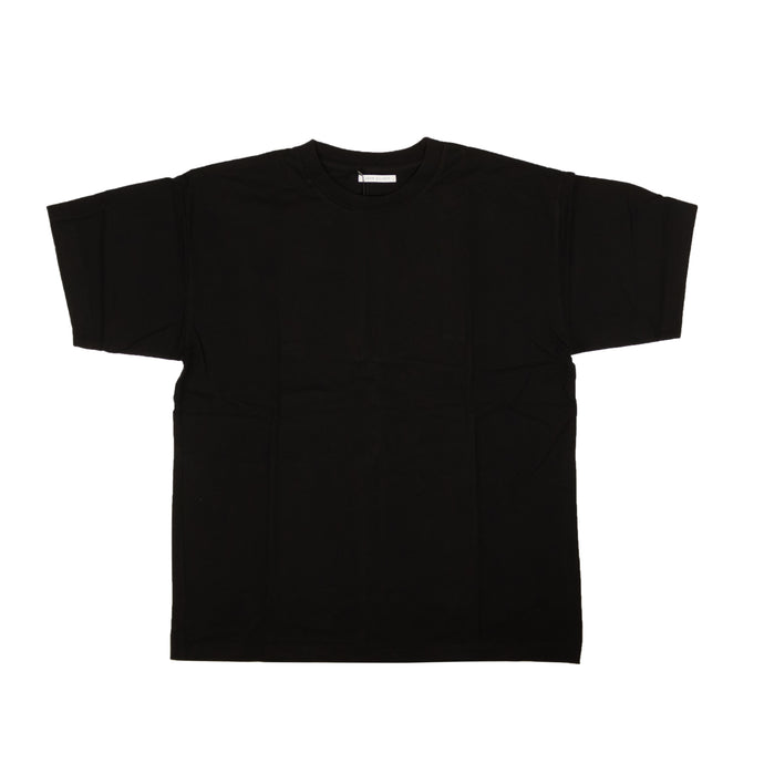 Black Cotton University Short Sleeve T-Shirt