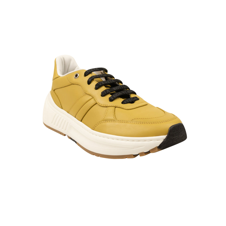 Butterscotch Calf Leather Tennis Sneakers