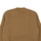 Brown Wool Double Heart Sweater