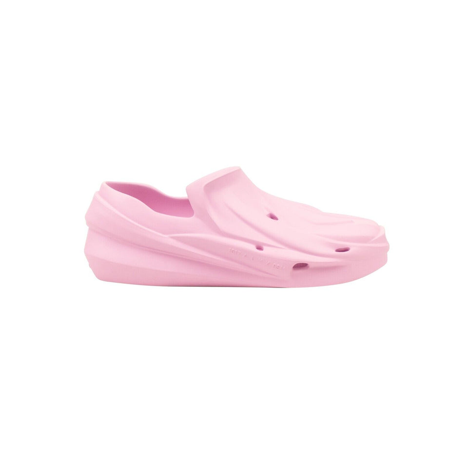 Soft Pink Rubber Mono Slip On Shoes